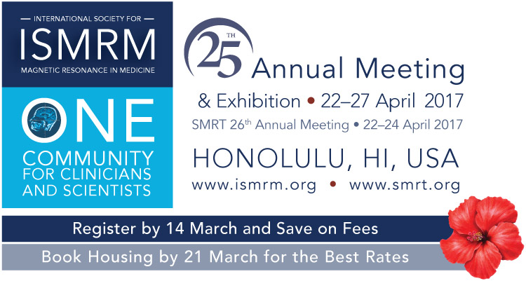 Attending 2017 ISMRM Conference in Honolulu
